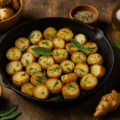 Topinambours à la provençale rôtis avec herbes de Provence et huile d’olive